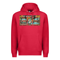 Cardinal Boho bull skull and serape Premium Hoodie - RanaPortraitStore
