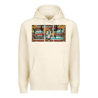 Tofu Boho bull skull and serape Premium Hoodie - RanaPortraitStore