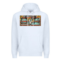 White Boho bull skull and serape Premium Hoodie - RanaPortraitStore