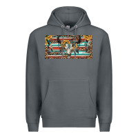 Rock Boho bull skull and serape Premium Hoodie - RanaPortraitStore
