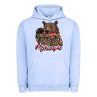 Pigment Grape Ice Mother's Day Mama Bear Hunting Fish Urban Hoodie - RanaPortraitStore