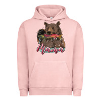 Pigment Salmon Mother's Day Mama Bear Hunting Fish Urban Hoodie - RanaPortraitStore