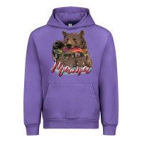 Tulip Mother's Day Mama Bear Hunting Fish Urban Hoodie - RanaPortraitStore