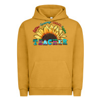 Pigment Peanut Butter teacher sunflower listen encourage motivate inspir Urban Hoodie - Zillion Design Studio