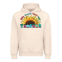 Sandshell teacher sunflower listen encourage motivate inspir Urban Hoodie - Zillion Design Studio
