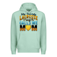 Seafoam my favorite lacrosse player calls me mom Premium Hoodie - Zillion Design Studio
