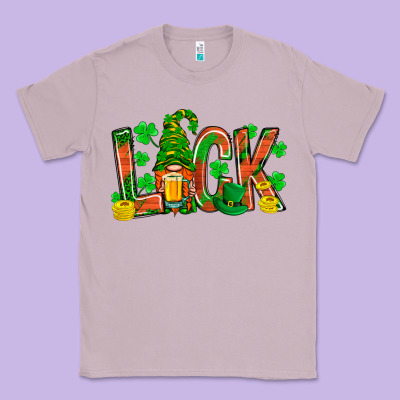 Western Luck With Gnome And Beer Classic Tee Designed By Bundleandbundleshop