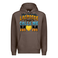Coffee my favorite lacrosse player calls me mom Premium Hoodie - Zillion Design Studio