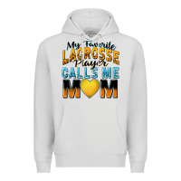 Dove Grey my favorite lacrosse player calls me mom Premium Hoodie - Zillion Design Studio
