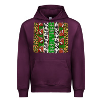 Mauve Wine football brush strokes Urban Hoodie - texasbilliewilder
