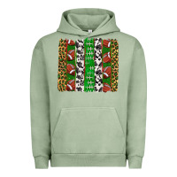 Pigment Oil Green football brush strokes Urban Hoodie - texasbilliewilder