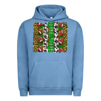 Pigment Pebble Blue football brush strokes Urban Hoodie - texasbilliewilder