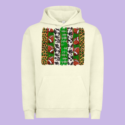 Urban Hoodie football brush strokes