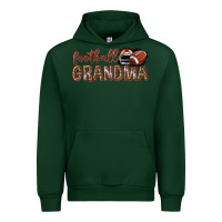 Forest Green football grandma with leopard Urban Hoodie - texasbilliewilder
