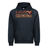 Navy football grandma with leopard Urban Hoodie - texasbilliewilder