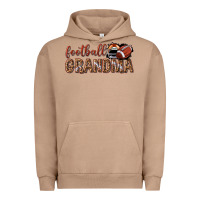 Pigment Burro football grandma with leopard Urban Hoodie - texasbilliewilder