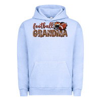 Pigment Grape Ice football grandma with leopard Urban Hoodie - texasbilliewilder