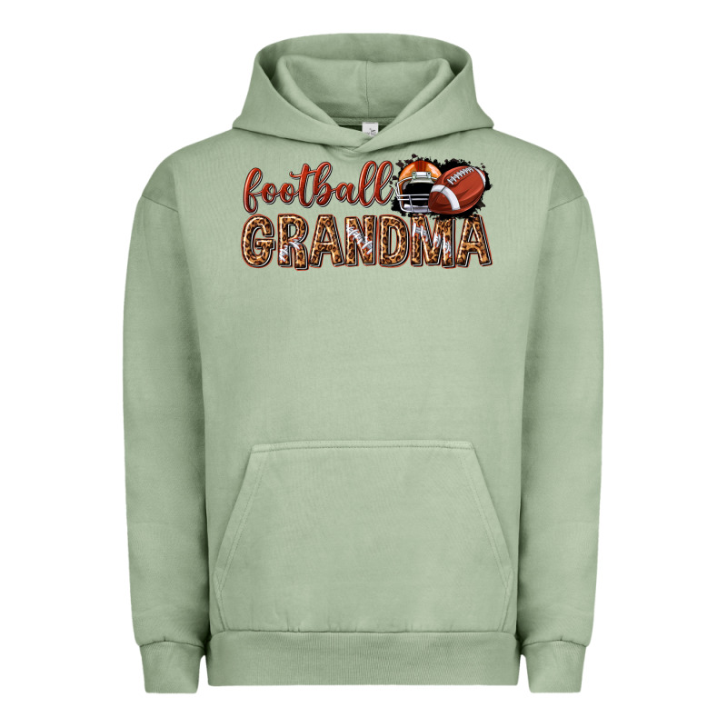 Football Grandma With Leopard Urban Hoodie by texasbilliewilder | Teevron