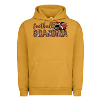 Pigment Peanut Butter football grandma with leopard Urban Hoodie - texasbilliewilder