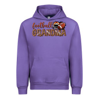 Tulip football grandma with leopard Urban Hoodie - texasbilliewilder
