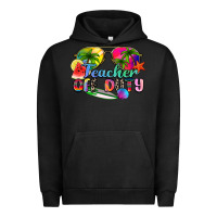 Pigment Black teacher off duty Urban Hoodie - Zillion Design Studio