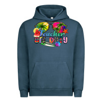 Pigment Midnight Navy teacher off duty Urban Hoodie - Zillion Design Studio