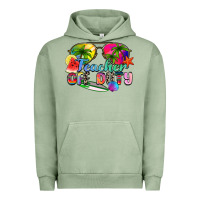 Pigment Oil Green teacher off duty Urban Hoodie - Zillion Design Studio