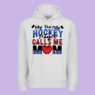 My Favorite Hockey Player Calls Me Mom Premium Hoodie Designed By Zillion Design Studio