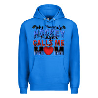 True Royal my favorite hockey player calls me mom Premium Hoodie - Zillion Design Studio