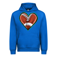 Cobalt football heart Urban Hoodie - texasbilliewilder