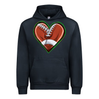 Navy football heart Urban Hoodie - texasbilliewilder