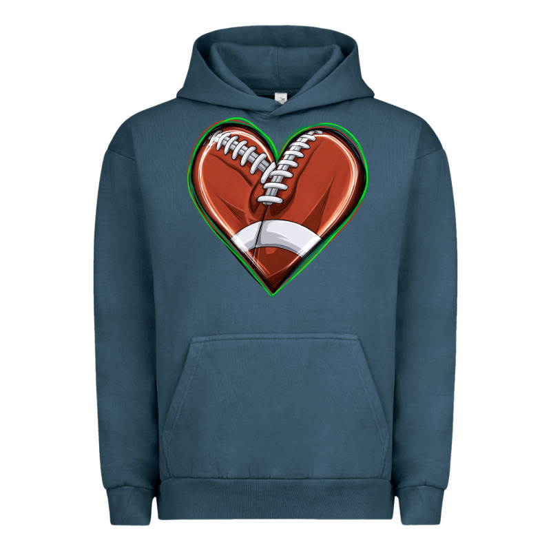 Football Heart Urban Hoodie by texasbilliewilder | Teevron