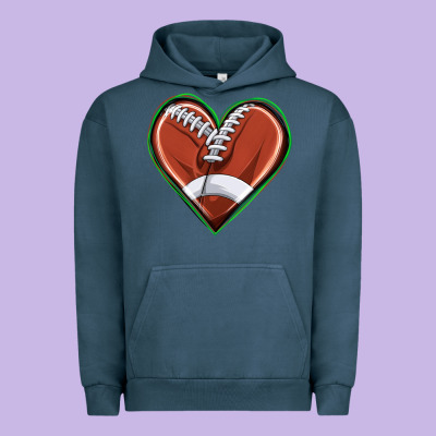 Urban Hoodie football heart