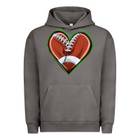 Pigment Tornado football heart Urban Hoodie - texasbilliewilder
