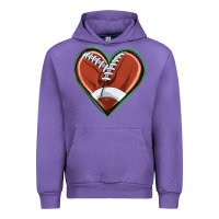 Tulip football heart Urban Hoodie - texasbilliewilder