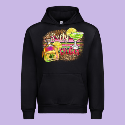 Salty Vibes Urban Hoodie Designed By Zillion Design Studio