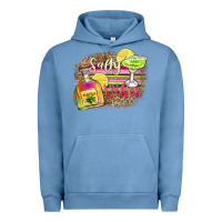 Pigment Pebble Blue salty vibes Urban Hoodie - Zillion Design Studio