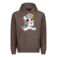 Coffee pride cute unicorn Premium Hoodie - texasbilliewilder