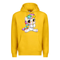 Lemon pride cute unicorn Premium Hoodie - texasbilliewilder