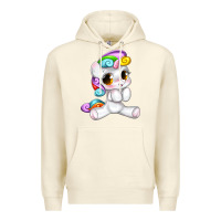 Sandshell pride cute unicorn Premium Hoodie - texasbilliewilder