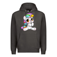 Smoke pride cute unicorn Premium Hoodie - texasbilliewilder