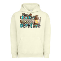 Pigment Pistachio more espresso less depresso Urban Hoodie - Zillion Design Studio
