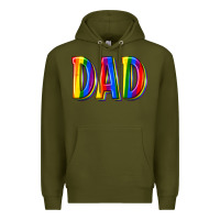 Army Green pride dad Premium Hoodie - texasbilliewilder