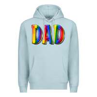 Blue Mist pride dad Premium Hoodie - texasbilliewilder