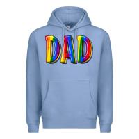 Colony Blue pride dad Premium Hoodie - texasbilliewilder