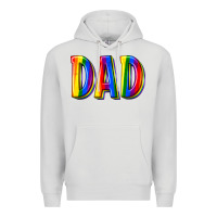 Dove Grey pride dad Premium Hoodie - texasbilliewilder