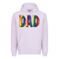 Lilac pride dad Premium Hoodie - texasbilliewilder