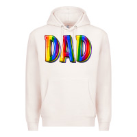 Pale Pink pride dad Premium Hoodie - texasbilliewilder