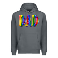 Rock pride dad Premium Hoodie - texasbilliewilder