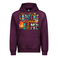 Mauve Wine campers gonna camp Urban Hoodie - Zillion Design Studio